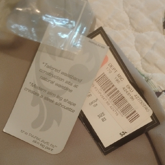 Investments Taupe Skinny Dress Pants - Picture 2 of 6